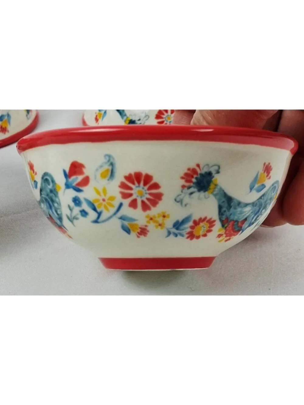 Pioneer Woman Mazie Red Stoneware 3.1